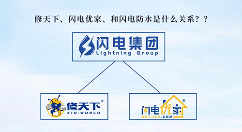 修天下、閃電優家、和閃電防水是什么關系？？